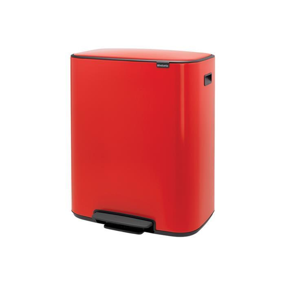 Мусорный бак Bo Pedal Bin 60л Brabantia Пламенно-красный