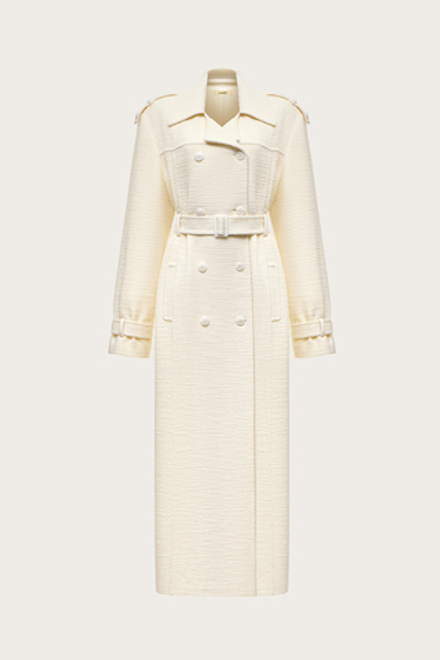 ТРЕНЧКОТ ИЗ МОЛОЧНОЙ ШЕРСТИ