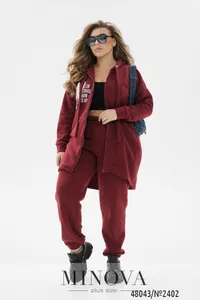Костюм 2402-бордо Minova