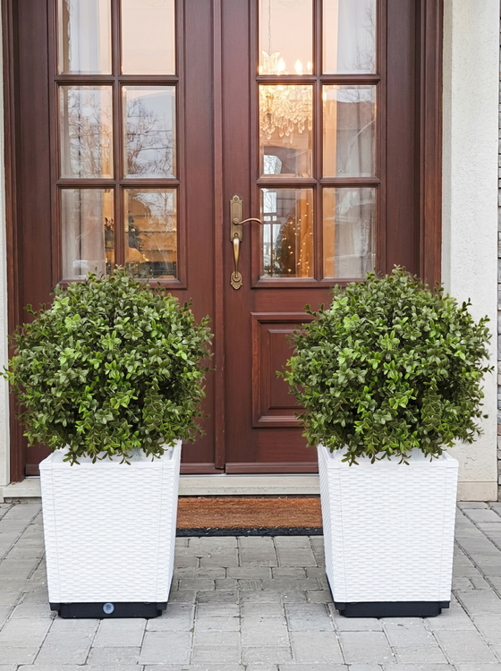 Шар Самшит искусственный 50см на стволе