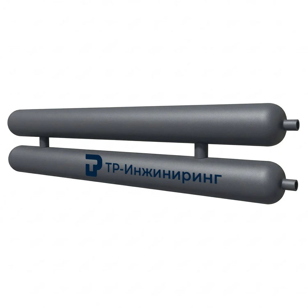 Регистр отопления РСЭ-2x159x4,0-8000 двухрядный секционный с эллиптическими заглушками