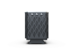 Банная печь Душа- 15 Сетка Лист Ивы панорама 8мм