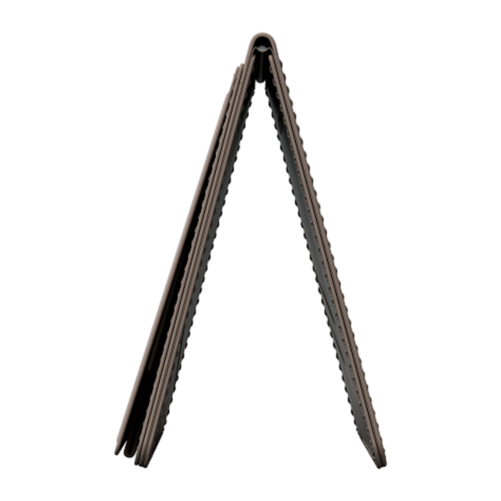 Кожаный чехол-бумажник MagSafe с подставкой Magssory Ultima Geo Photo Wallet Гибридный картхолдер-штатив из полиуретановой кожи с Bluetooth-кнопкой для мобильной съёмки. Работает с приложением Apple «Локатор». Вмещает до четырёх карт. Есть RFID-защита