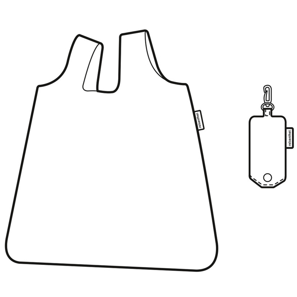 Сумка складная Mini maxi pocket red Reisenthel