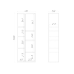 Стеллаж подвесной ML317