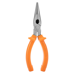 Длинногубцы прямые Classic, 160 мм, шлифованные, пластмассовые рукоятки Sparta