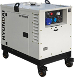 Электростанция дизельная с воздушным охлаждением HYUNDAI DHY 20000SE в кожухе