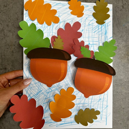 Поделка "Желуди"