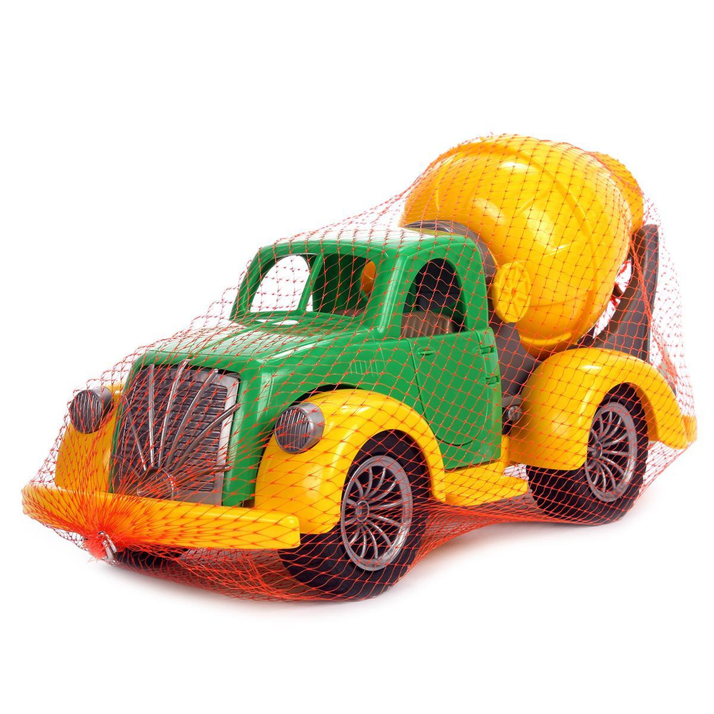 Машина "Ретро. Бетономешалка" 32см. в сетке (Лена)