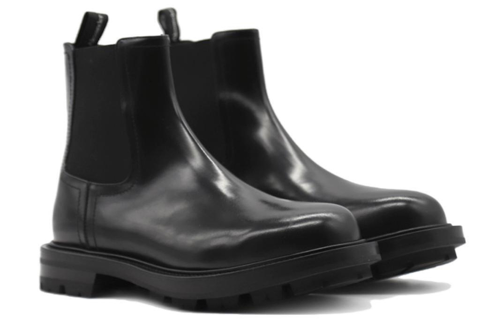 Alexander McQueen Alexander McQueen Tread Comfortable All-match Chelsea boots Men