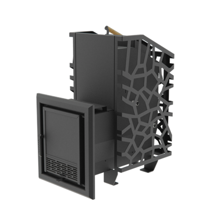 Печь для бани Арма 800 с металлической дверцей