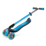 Самокат Globber Elite Deluxe Lights голубой