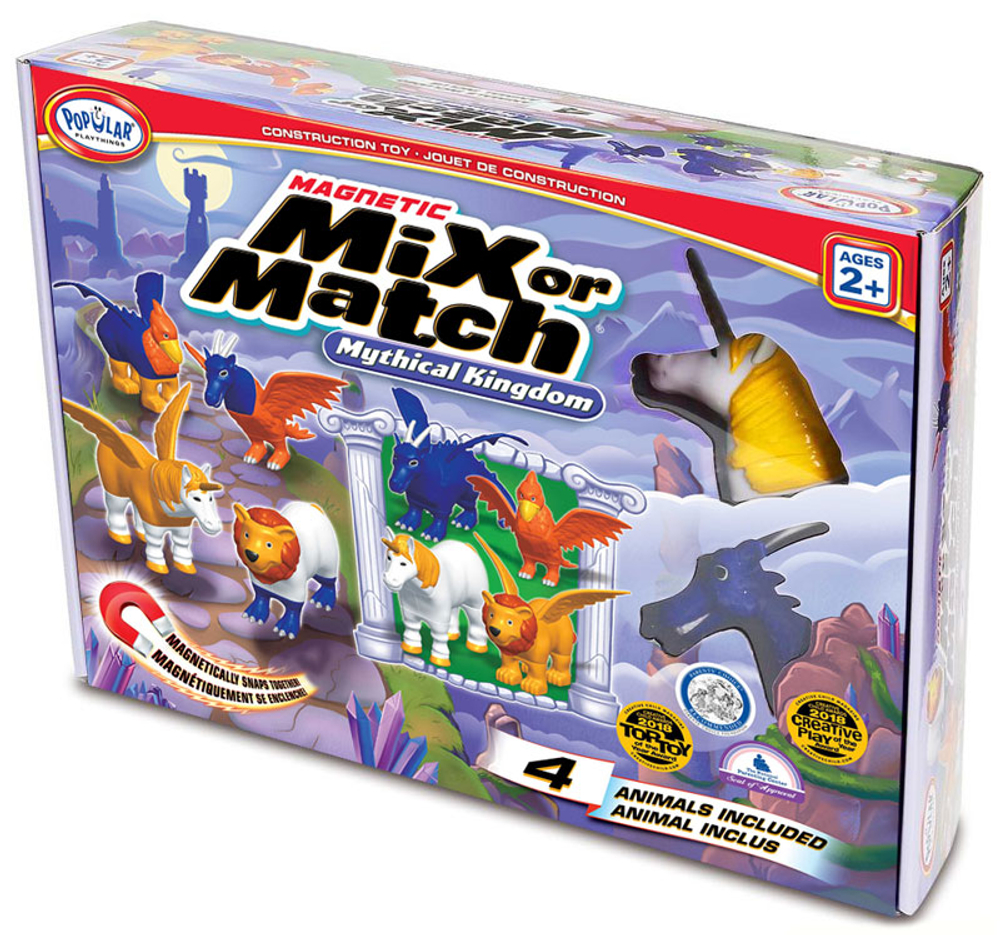 Магнитный конструктор "Смешай и собери". МИСТИЧЕСКИЕ ЖИВОТНЫЕ. Стартовый набор