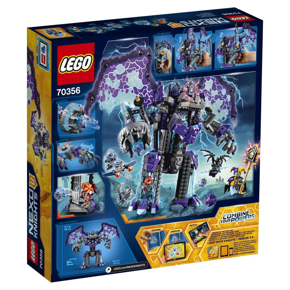 LEGO Nexo Knights: Каменный великан-разрушитель 70356 — The Stone Colossus of Ultimate Destruction — Лего Нексо найтс Рыцари Нексо