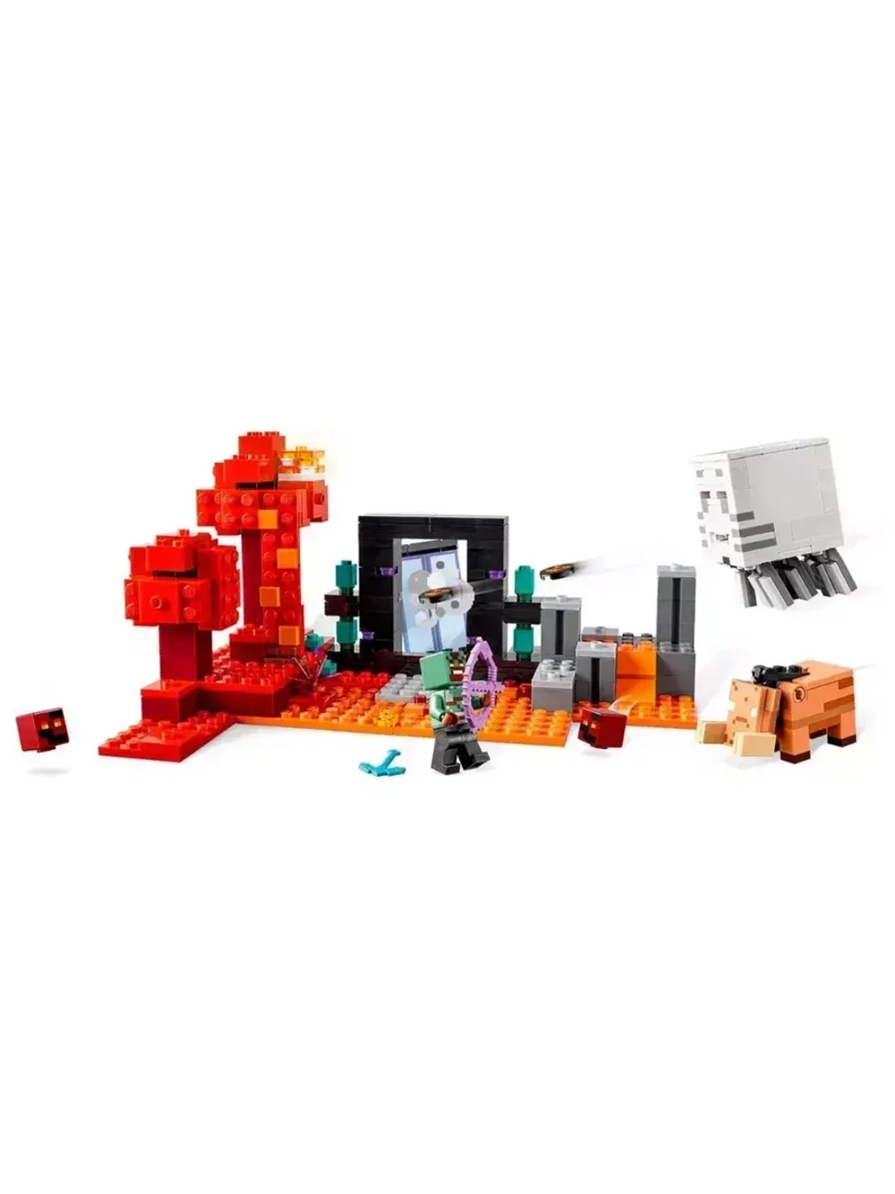 Конструктор Майнкрафт Засада у Нижнего портала 401 деталь