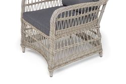 "Цесена" кресло плетеное из искусственного ротанга, цвет бежевый