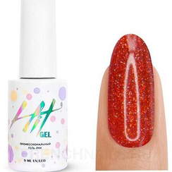 HIT GEL, ГЕЛЬ-ЛАК SHINE RED №13