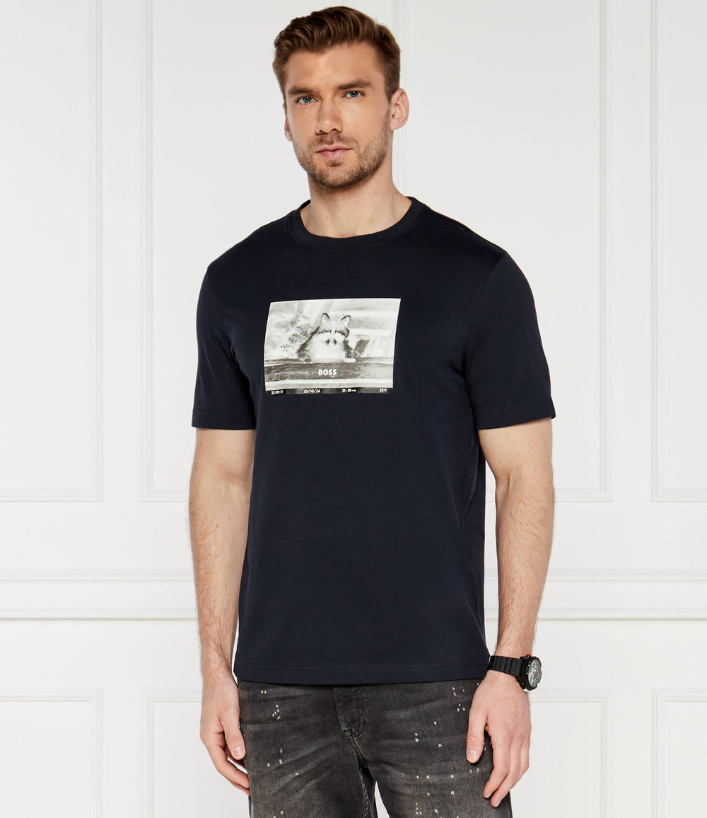 Футболка Te_Wilds BOSS ORANGE - темно-синий(50522894)