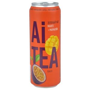Чай AI TEA зеленый Манго/Маракуйя 0,45 л/бут 12 бут/кор