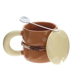 GAEM Кружка с крышкой и ложкой, 300 мл, L15 W9 H10 см, 4в.