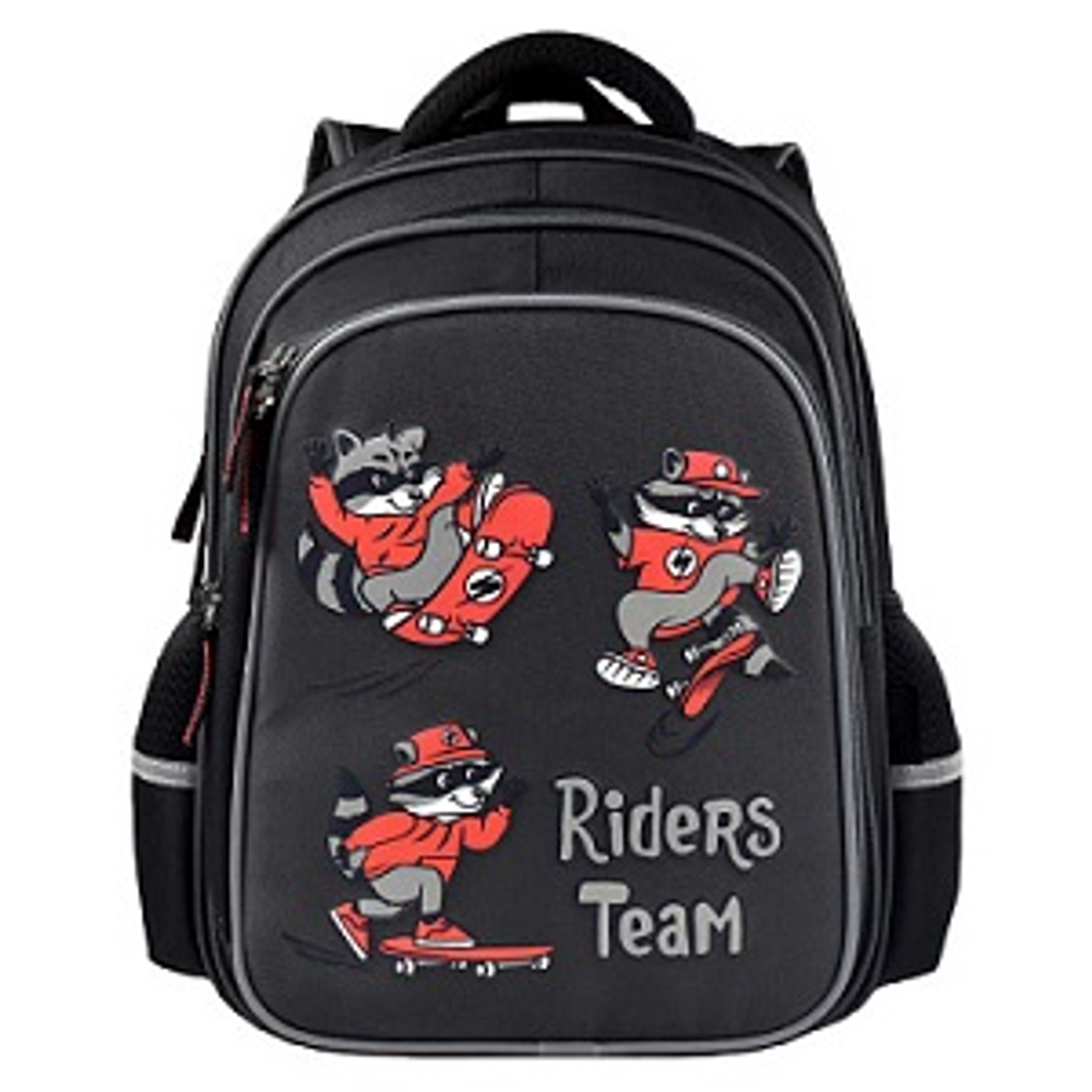 Школьный рюкзак Феникс+ "Еноты на скейтах", для мальчиков, полиэстер