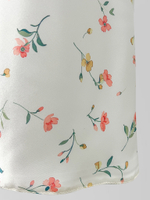 Платье-комбинация Ailuna collection 777 атласное в цветок на лямках с регулировкой