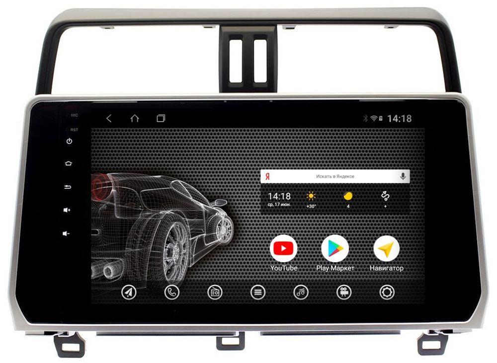 Магнитола Toyota Land Cruiser Prado 150 2017-2023 - Vomi AK362R10-MTK Android 10, 8-ядер, 2Гб-32Гб