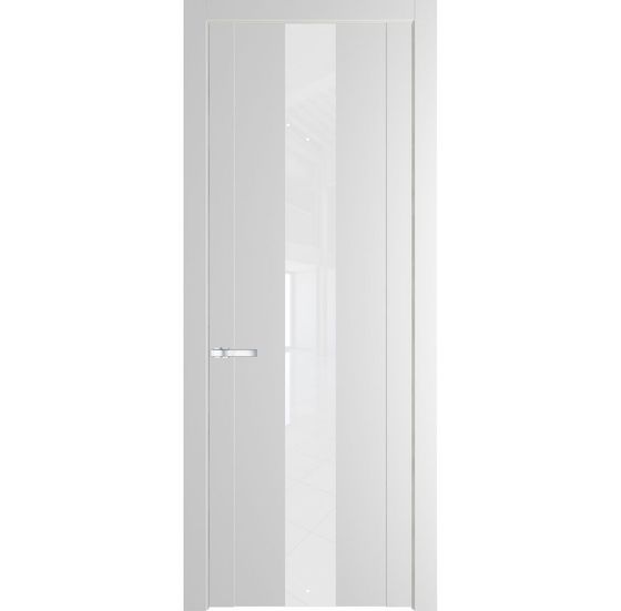 Межкомнатная дверь эмаль Profil Doors 1.9P крем вайт стекло лак классик