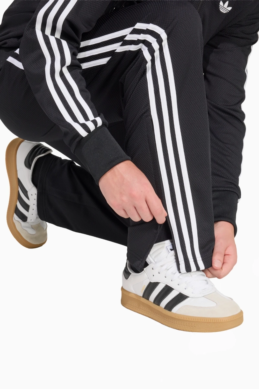 Штаны adidas Firebird Adicolor Mesh Track - черный