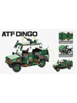 Конструктор Военный Бронетранспортер Dingo ATF 670 деталей