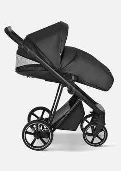 Roan Коляска 2 в 1 Sol Leather Black