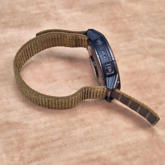Ремешок NylonFit 26 мм для Garmin циферблат 51 мм Fenix 7X, Tactix, Epix Pro, Instinct 2X нейлоновый (Брезент)