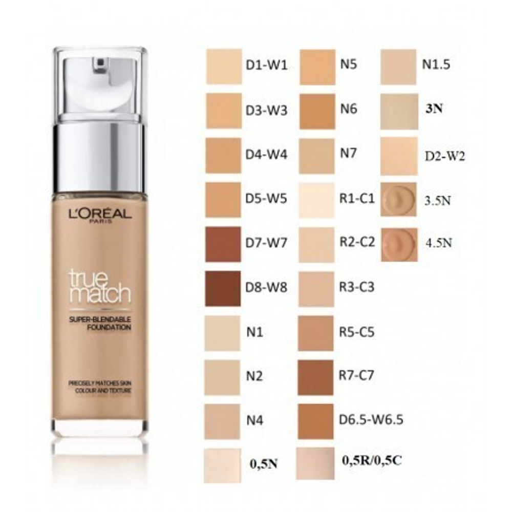 Loreal True Match Naturel Dore 4.D/4.W Тональный крем