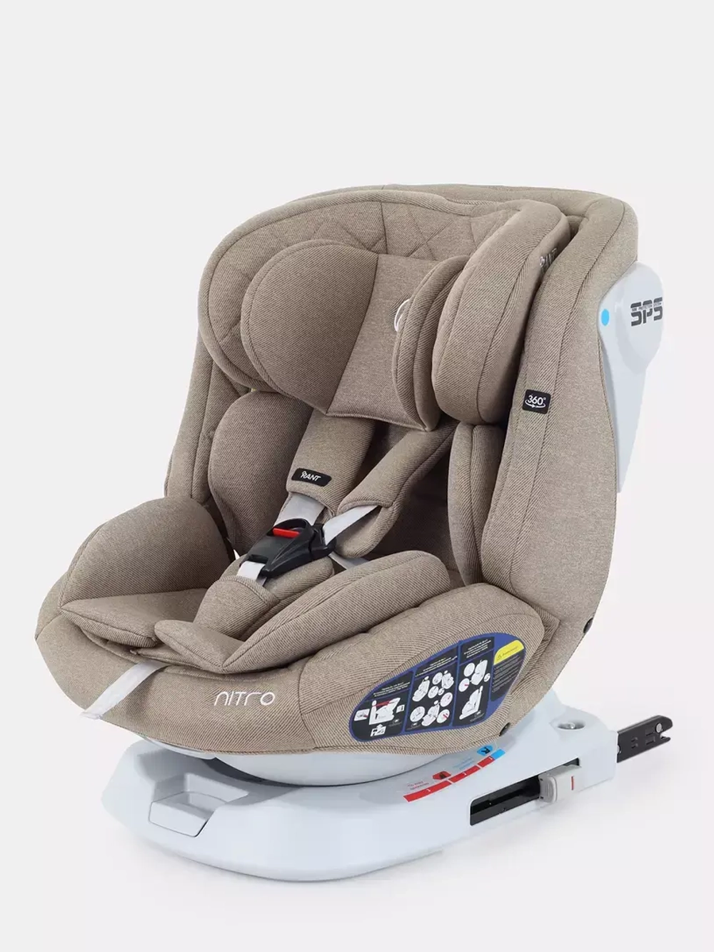 Автокресло Rant Nitro new isofix группа 0/1/2/3 (0-36 кг)