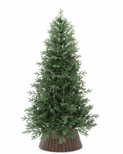 Искусственная елка Волжская 210 см., 100% литая хвоя, ЕлкиТорг (216210)