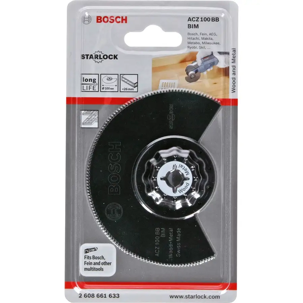 Сегментный пильный диск BIM ACZ 100 BB Wood and Metal BOSCH 2608661633