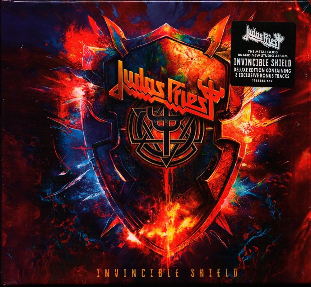 Judas Priest. Invincible Shield (Deluxe, CD) 2024 Коллекционное издание. Новый запечатанный аудио-CD