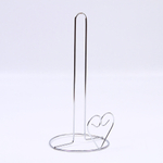 Держатель для бумажных полотенец металлический "Сердечко" 28*13см