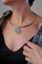 HMG 1324 S steel Чокер трансформер Сталь, aqua quartz арт.1392