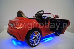 Детский электромобиль River Toys Mercedes-Benz CLA45 красный фото №7