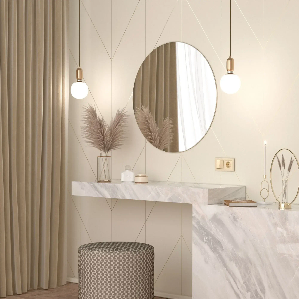 Выключатель двухклавишный (шампань) W1120011