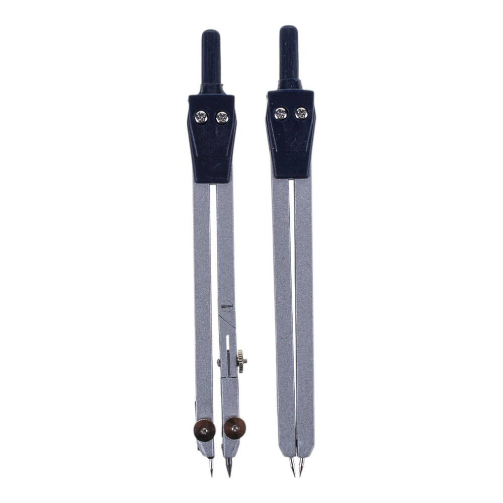 Готовальня 9 предм: циркуль мет, грифели, циркуль-измеритель, 4 лин, пласт.футляр