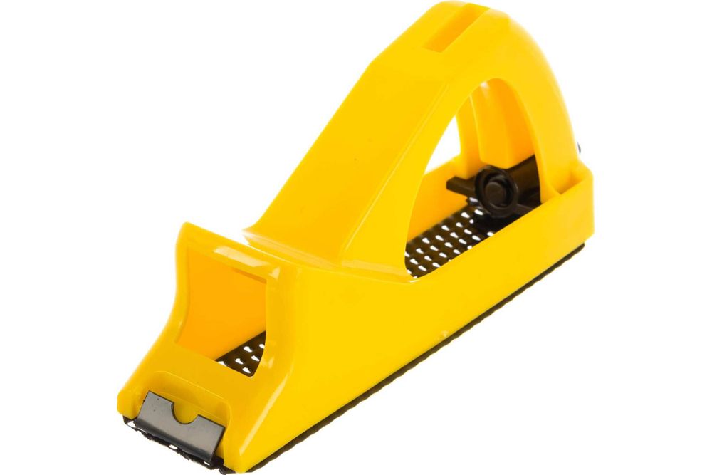 БИБЕР 45201 Рубанок обдирочный пластм. корпус полотно У12 140мм ( 5/100)