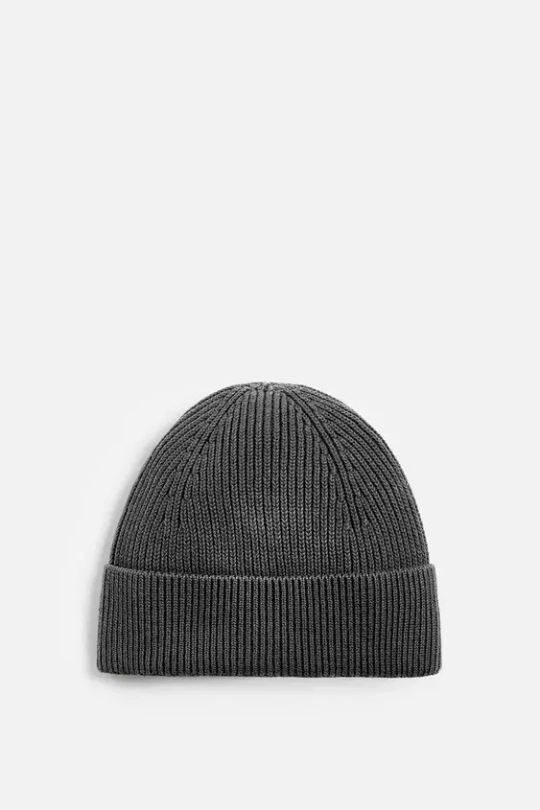 ZARA БАЗОВАЯ ШАПКА БИНИ, СЕРЫЙ