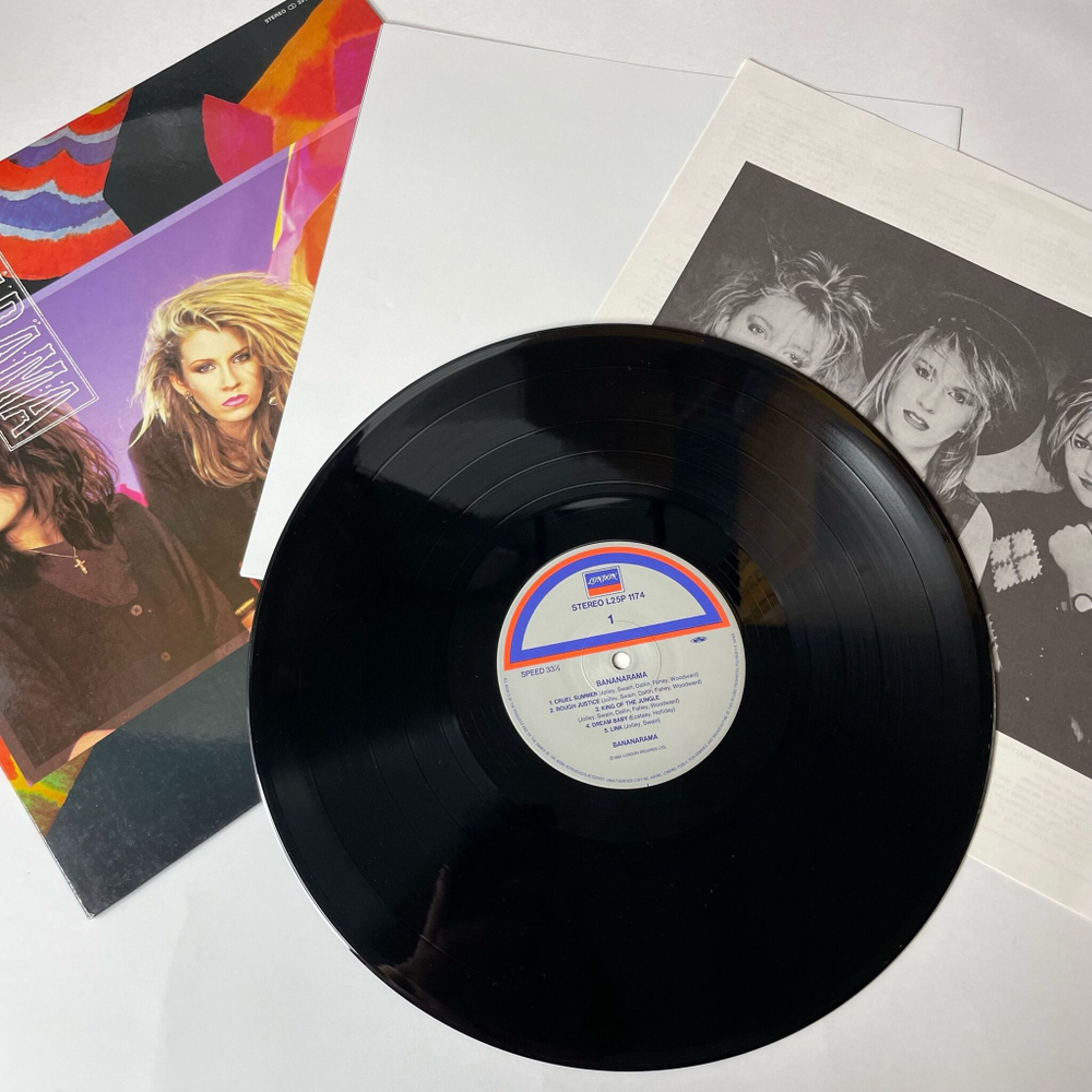 Винтажная виниловая пластинка LP Bananarama (Japan 1984) (No Obi) (Poster) Dream Baby