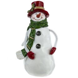 GAEM Фигурка декоративная "Снеговик", L11 W8 H18,5 см, 2в.