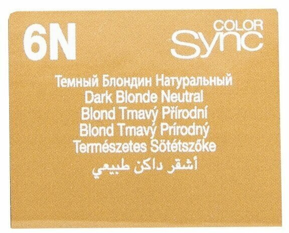 Matrix Краска для волос без аммиака  SoColor Sync Pre-Bonded 6N темный блондин, 90 мл