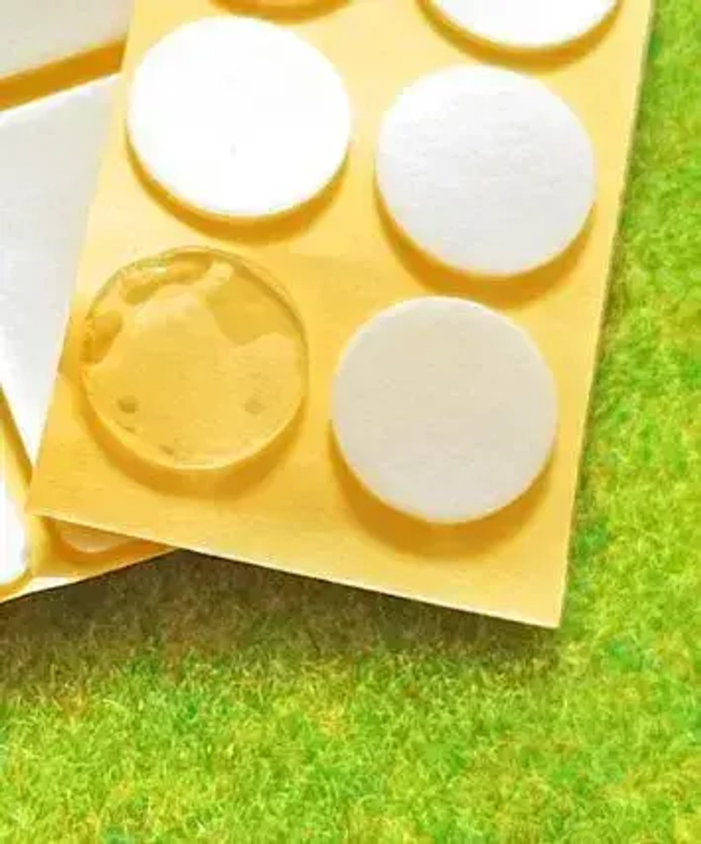 Клейкая лента двусторонняя круглая , скотч двухсторонний для крепления точечный, скотч двухсторонний универсальный, Многоразовая клейкая лента прозрачная, Липучки самоклеющиеся круглые