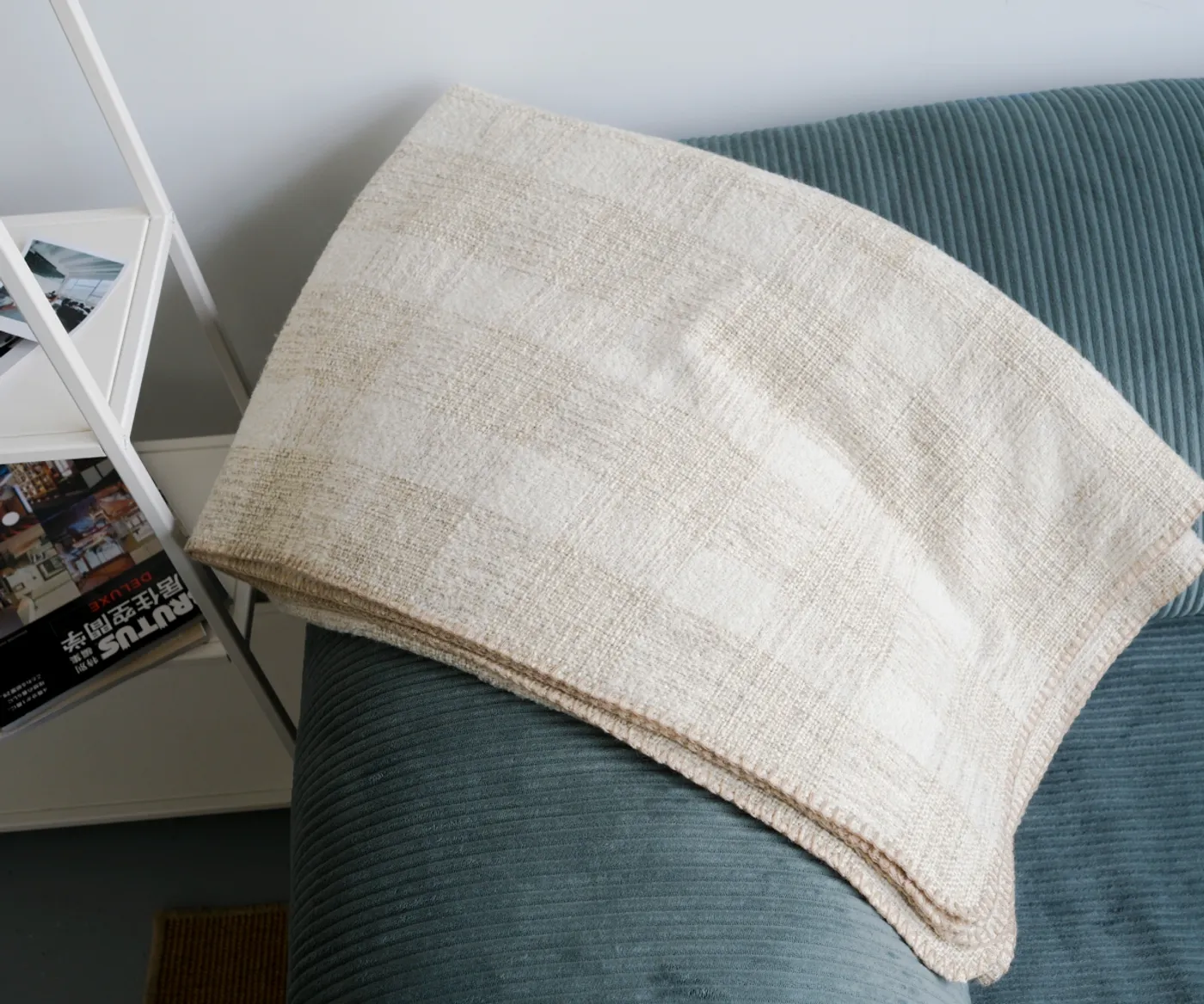 Плед клетчатый, 145х180см