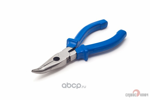 Пассатижи утконосы 160 мм загнутые (Сервис Ключ)